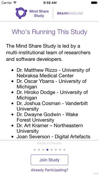 Mind Share ResearchKit